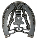 LARGE G.A.R. HORSESHOE TRIVET OR ORNAMENT 