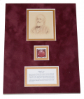 ROBERT E. LEE HAIR IN NICE DISPLAY 