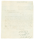 CONFEDERATE STATES TREASURY DEPARTMENT LETTER — SECOND AUDITOR'S OFFICE — DECEASED PRIVATE'S PAY CERTIFICATE, 4TH VIRGINIA CAVALRY 