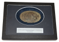 GETTYSBURG RELIC US P1839 CARTRIDGE BOX PLATE – HOSPITAL ROAD NEAR MODERN QUARRY, ROSENSTEEL COLLECTION