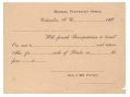 CONFEDERATE MEDICAL PURVEYOR'S OFFICE TRANSPORTATION PASS, COLUMBIA, S.C.