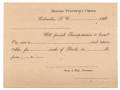 CONFEDERATE MEDICAL PURVEYOR'S OFFICE TRANSPORTATION PASS, COLUMBIA, S.C.