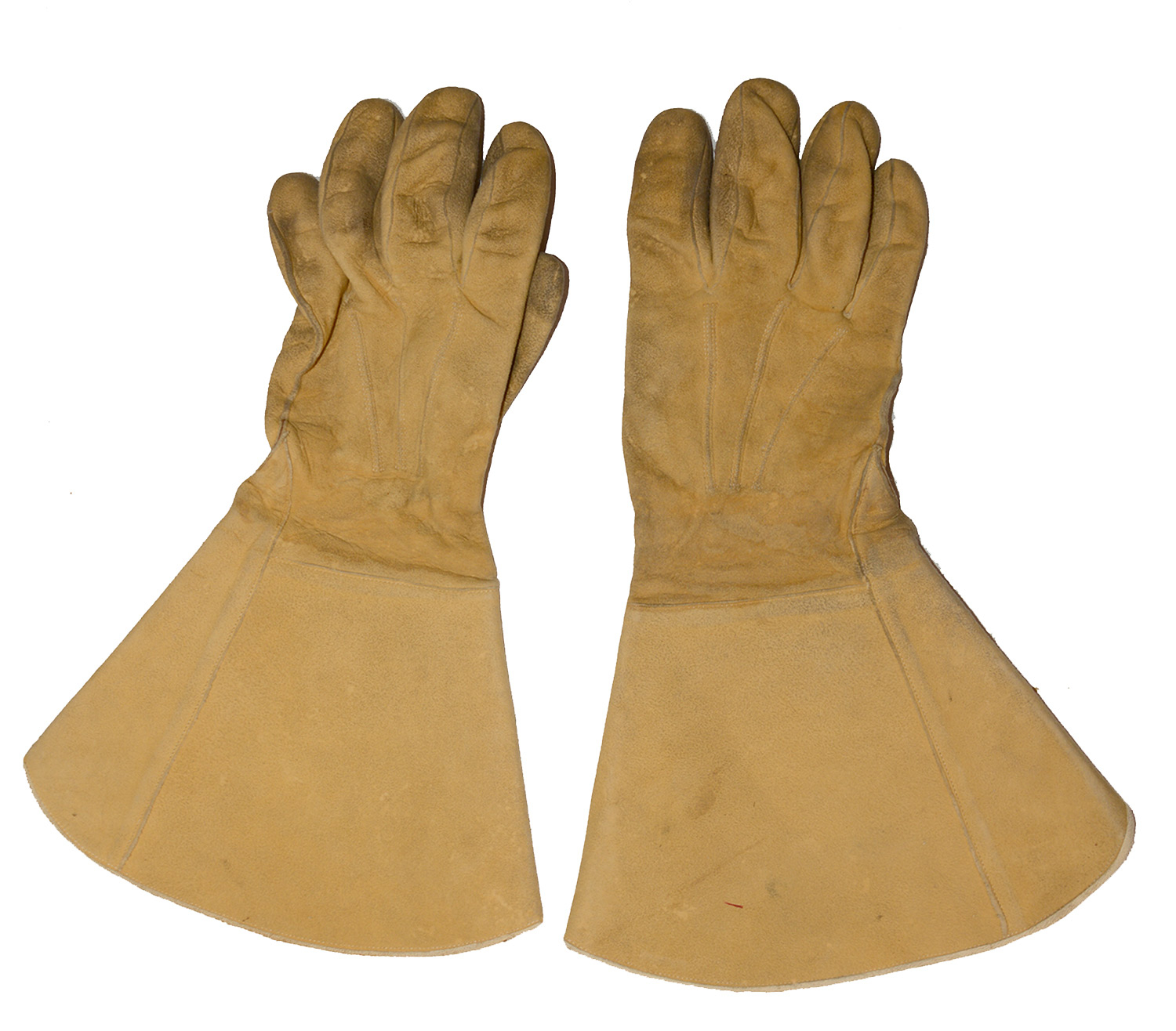 CIVIL WAR GAUNTLETS OF LIEUTENANT, CAPTAIN AND BREVET MAJOR MAURICE LEYDEN, 3rd NY CAVALRY