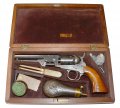 A BRILLIANT CASED CIVIL WAR DATED MODEL 1849 COLT POCKET REVOLVER