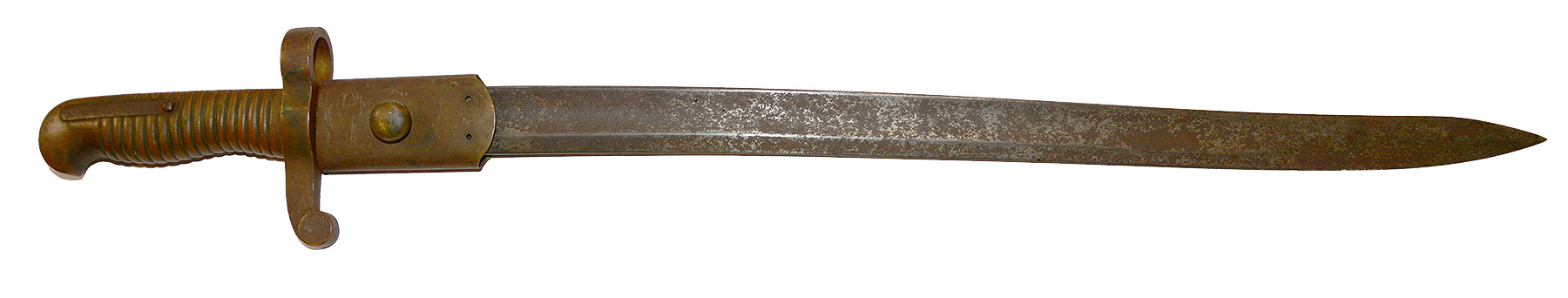 M1859 SHARPS NAVY RIFLE SABER BAYONET BY COLLINS & CO.
