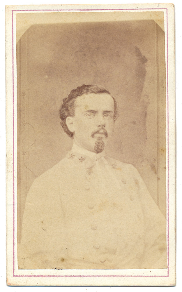 CDV PHOTO OF UNIDENTIFIED(?) CONFEDERATE COLONEL – BY FAMOUS LEXINGTON PHOTOGRAPHER