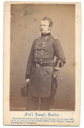 CDV OF U.S. GENERAL JOSEPH HOOKER WITH SWORD
