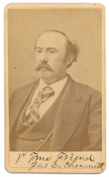 POST CIVIL WAR CDV PHOTO – JAMES Q. CHENOWETH, 7TH TN CAV BATT, 1ST KY CAV, KY STATE SENATOR, TX STATE REP