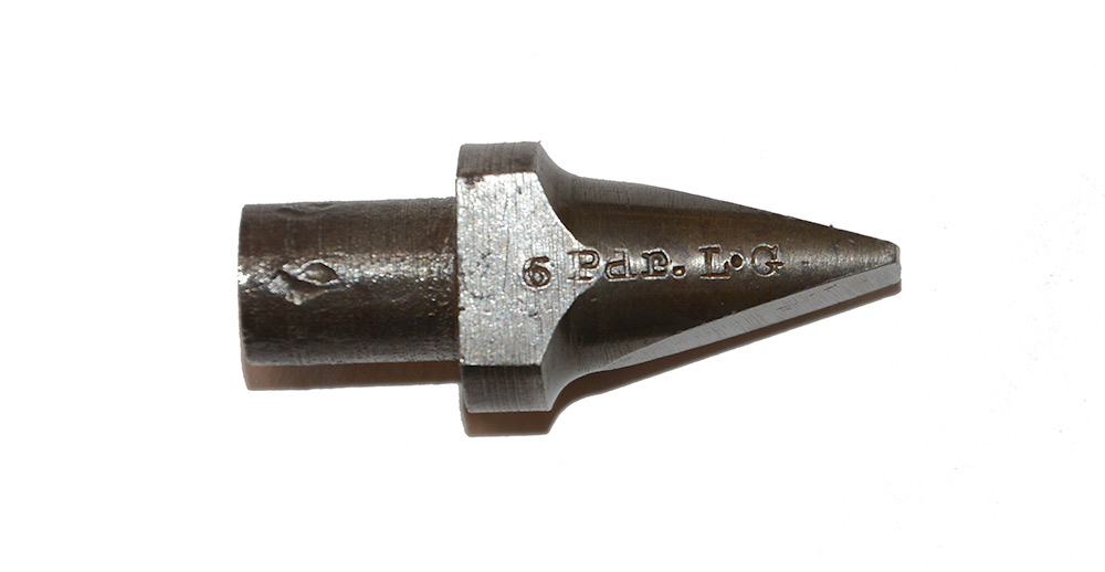 US ARTILLERY FRONT BLADE SIGHT FOR A 6-PDR GUN