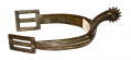 OFFICER’S SPUR WITH INK TAG FOUND AT “ASHLAND” -- FROM G.A.R. POST 551, YORK SPRINGS