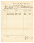 GETTYSBURG REMOUNTS DOCUMENT – 38 CAVALRY AND 20 ARTILLERY HORSES, SHIPPED FROM PHILLY TO FREDERICK, JULY 8th 