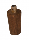 LARGE ARTILLERY FUZE PLUG/ADAPTER WITH ORIGINAL 25-SECOND FUZE 