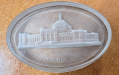 HISTORICAL SOUVENIR GLASS PAPERWEIGHT – 1876 CENTENNIAL EXPOSITION