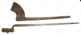 US M1855 BAYONET AND SCABBARD - EX-MILLER G.A.R. POST #551, YORK SPRINGS, PA