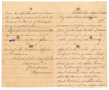 GETTYSBURG KILLED-IN-ACTION CONDOLENCE LETTER — WRITTEN BY THE FORMER CAPTAIN OF CO. H, 55TH NORTH CAROLINA, ON THE DEATH OF HIS SUCCESSOR, CAPT. E. FLETCHER SATTERFIELD