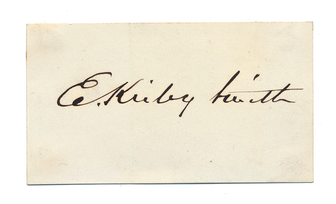  CLIPPED SIGNATURE – CS GEN. EDMUND KIRBY SMITH