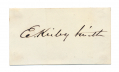  CLIPPED SIGNATURE – CS GEN. EDMUND KIRBY SMITH