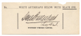  CLIPPED SIGNATURE – US MAJ. GEN. DANIEL BUTTERFIELD