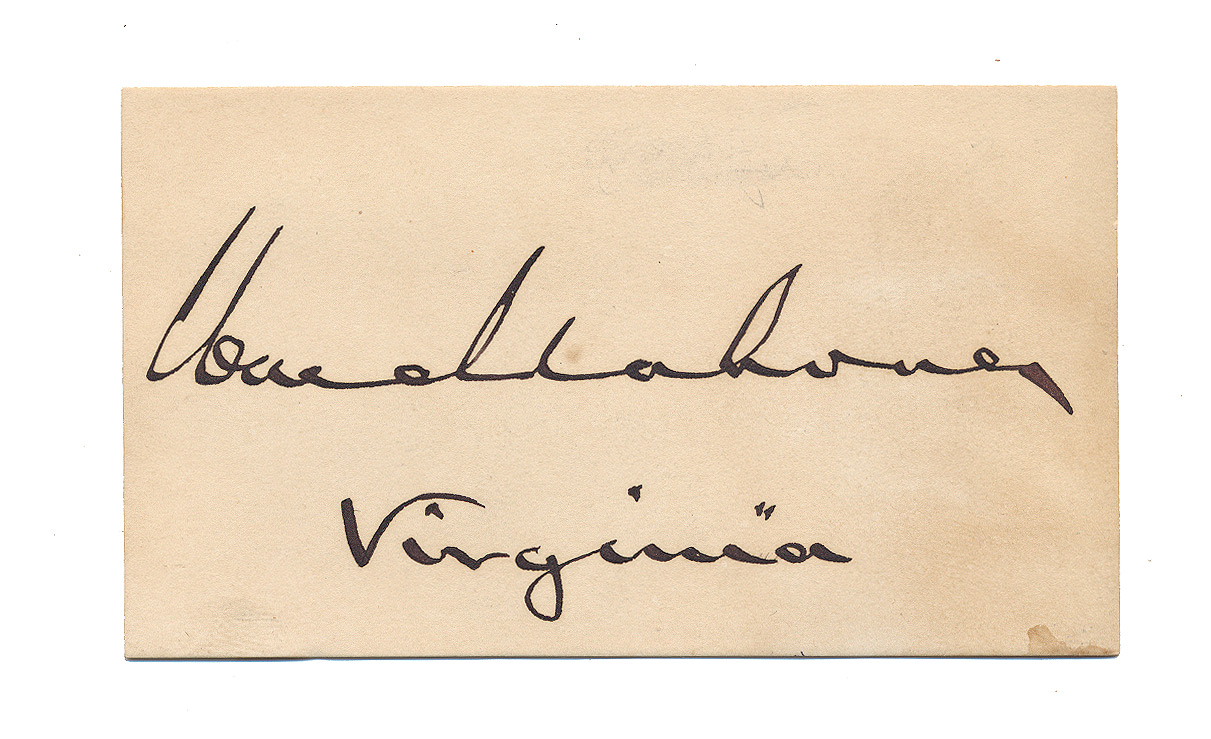  CLIPPED SIGNATURE – CS MAJ. GEN. WILLIAM MAHONE
