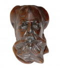 CIVIL WAR PERIOD CARVED ZOUAVE PIPE BOWL 