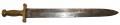 PRIVATE MANUFACTURE MODEL 1832 FEDERAL SHORT ARTILLERY SWORD