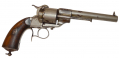 M1858 12MM LEFAUCHEUX REVOLVER – NICKELED, SERIAL #36249