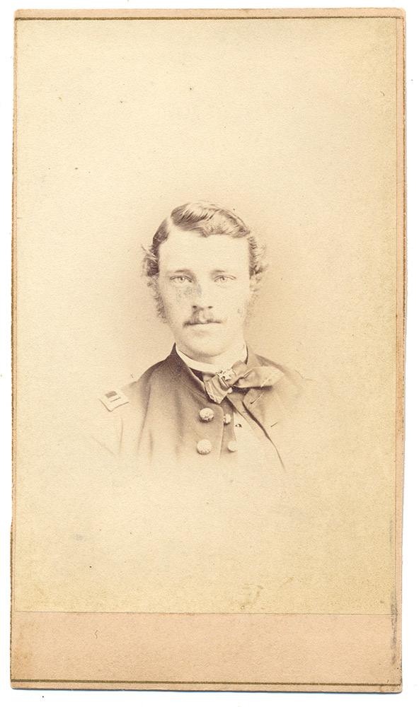 CDV 1ST LT. HARVEY FISHER, 150TH PENNSYLVANIA BUCKTAILS