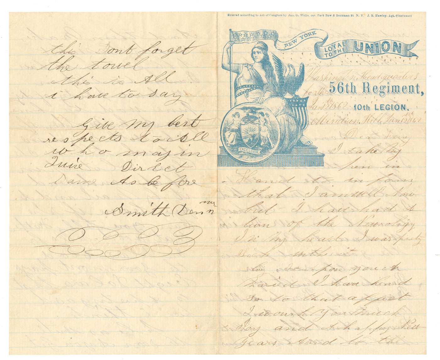 SCARCE 56TH NEW YORK INFANTRY 