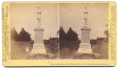 TIPTON STEREO VIEW OF COLONEL ELLIS MONUMENT AT GETTYSBURG