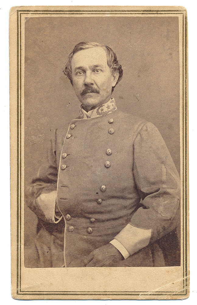 CDV OF CONFEDERATE GENERAL JOSEPH R. ANDERSON, OWNER OF TREDEGAR IRON WORKS