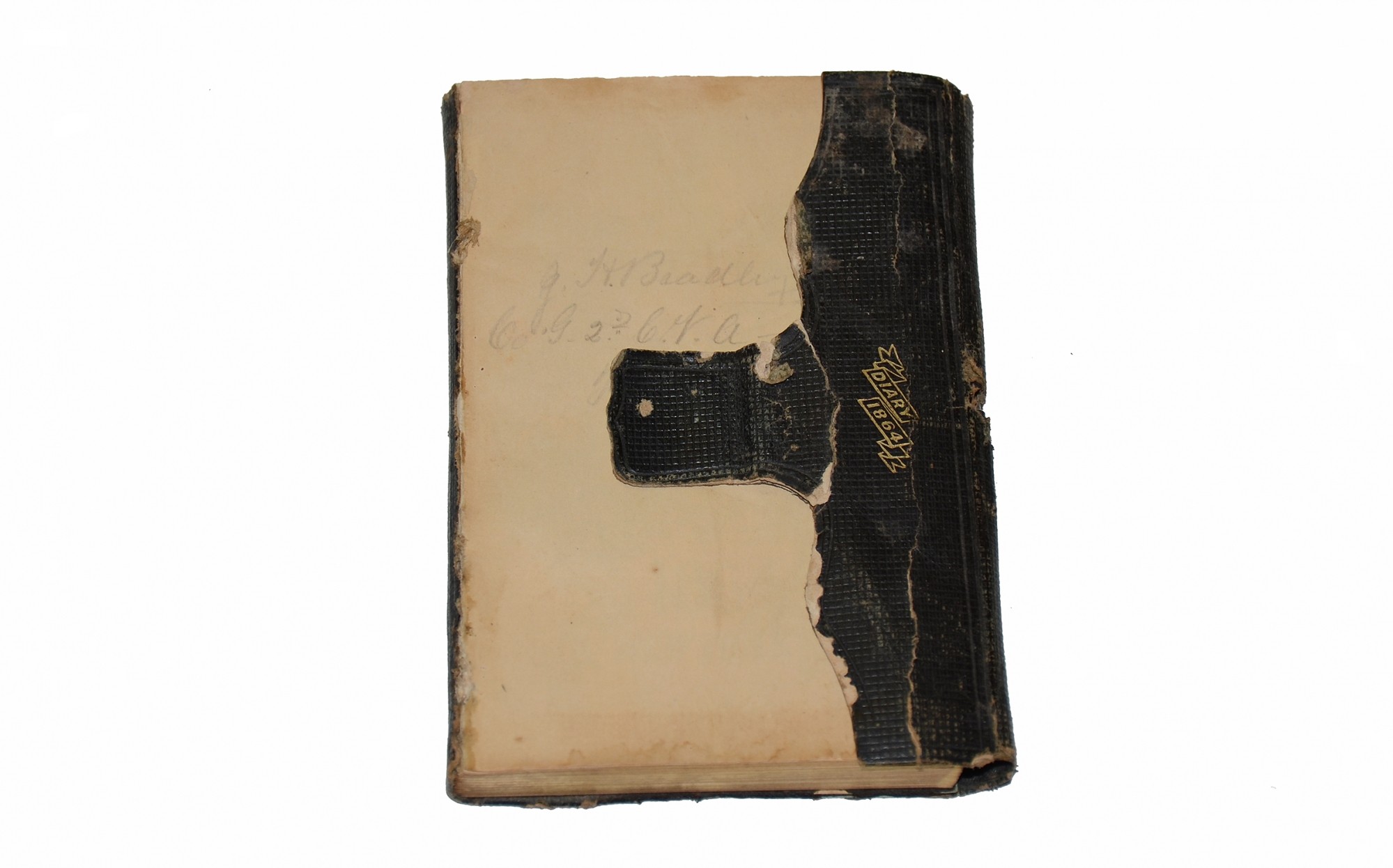 DIARY ID’D TO MEMBER OF THE 2ND CONNECTICUT HEAVY ARTILLERY