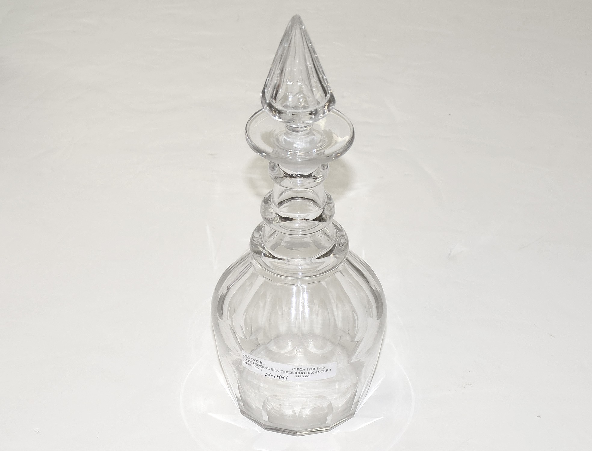 CIRCA 1810 - 1830 DECANTER