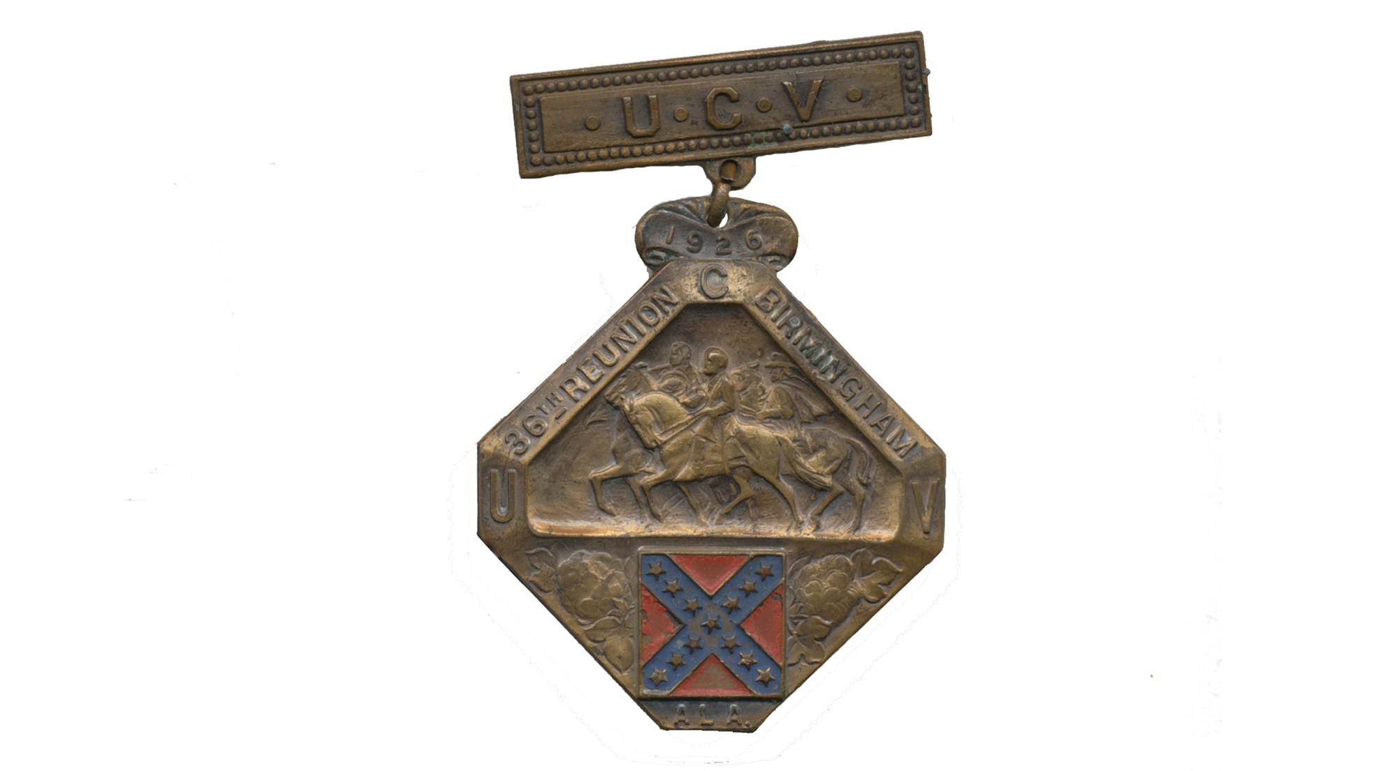 1926 UNITED CONFEDERATE VETERANS BADGE