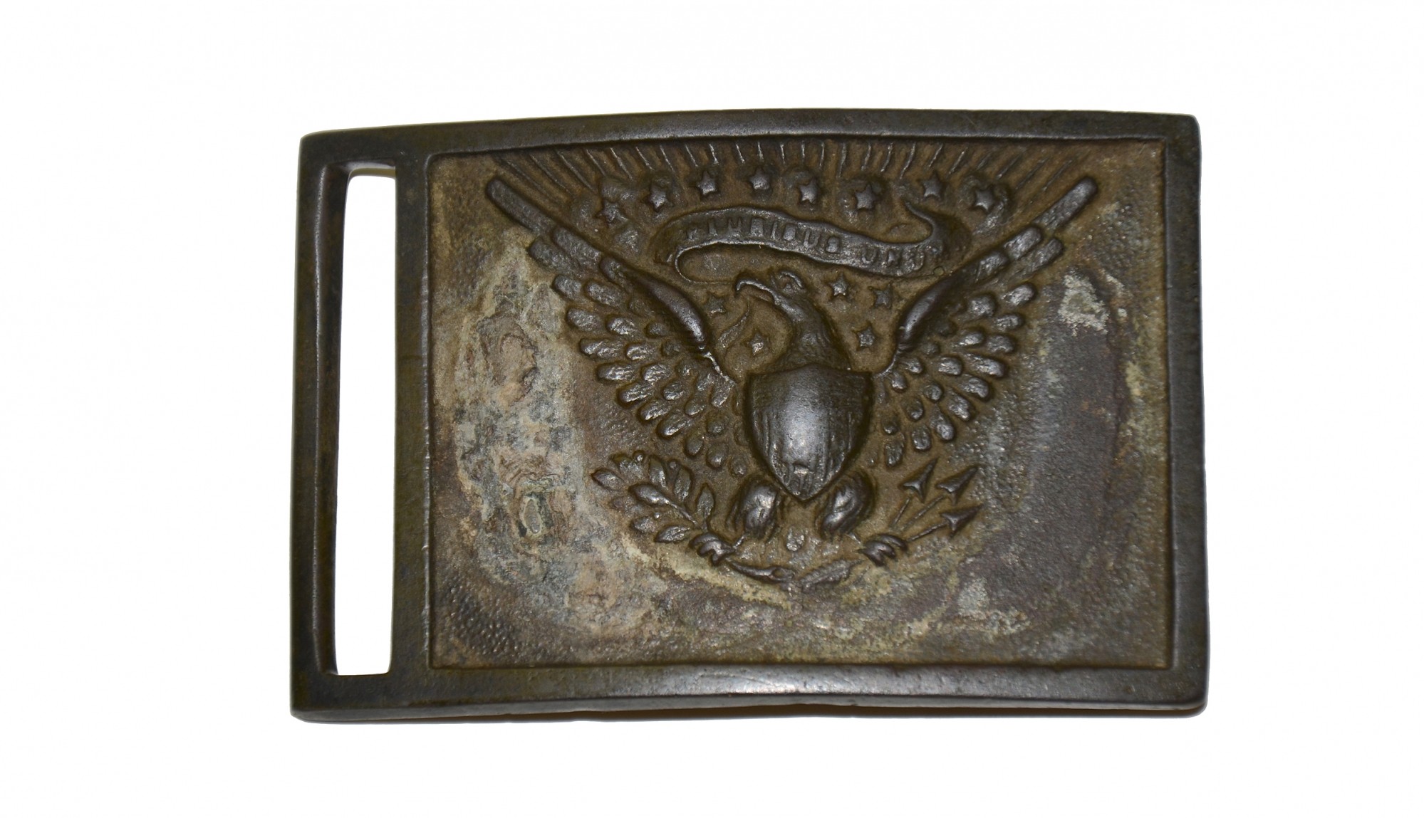 M1851 N.C.O. SABER BELT PLATE FROM SHIELDS MUSEUM COLLECTION, GETTYSBURG