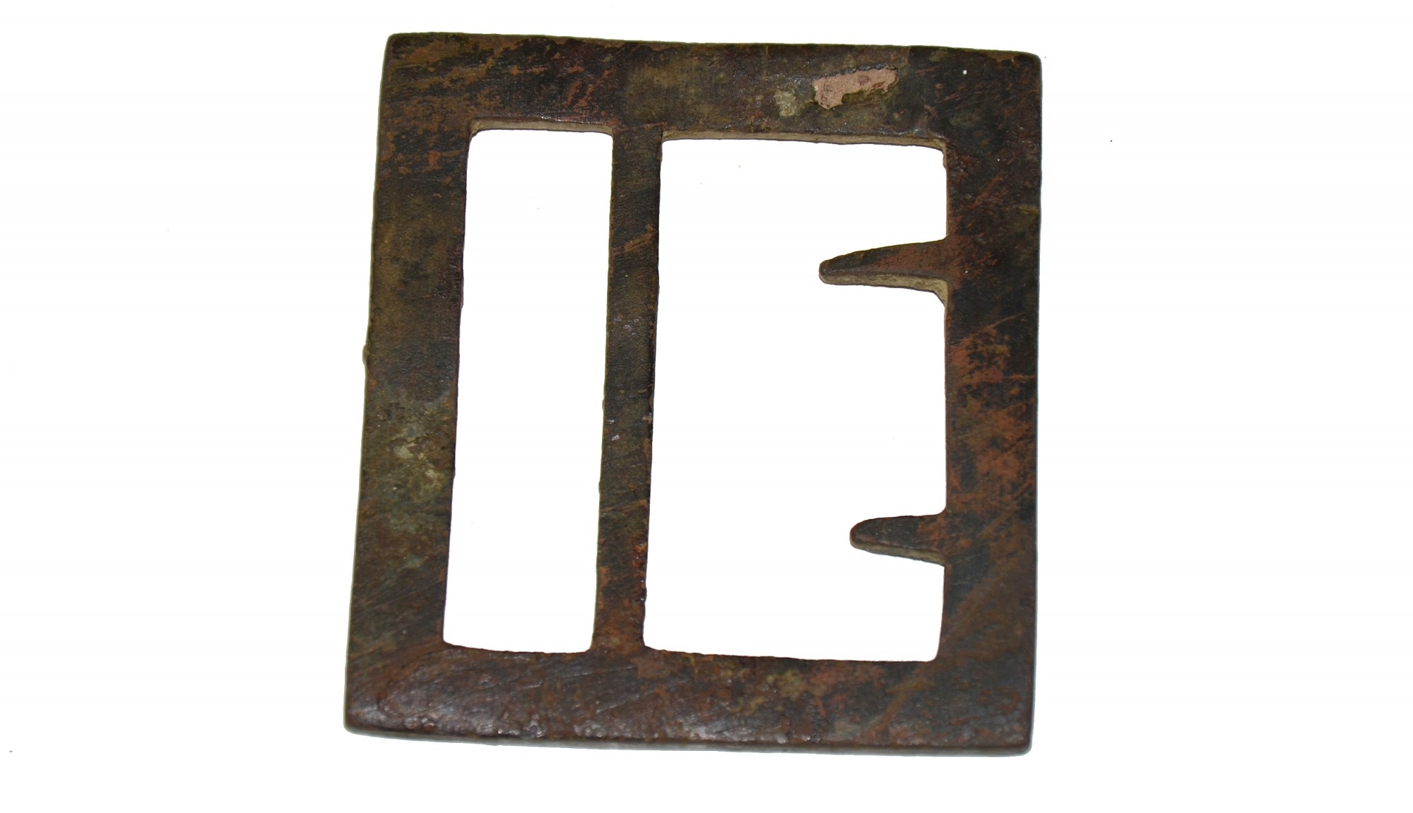 GUTTER BACK CONFEDERATE FRAME BUCKLE FROM WILLIAMSPORT, MARYLAND