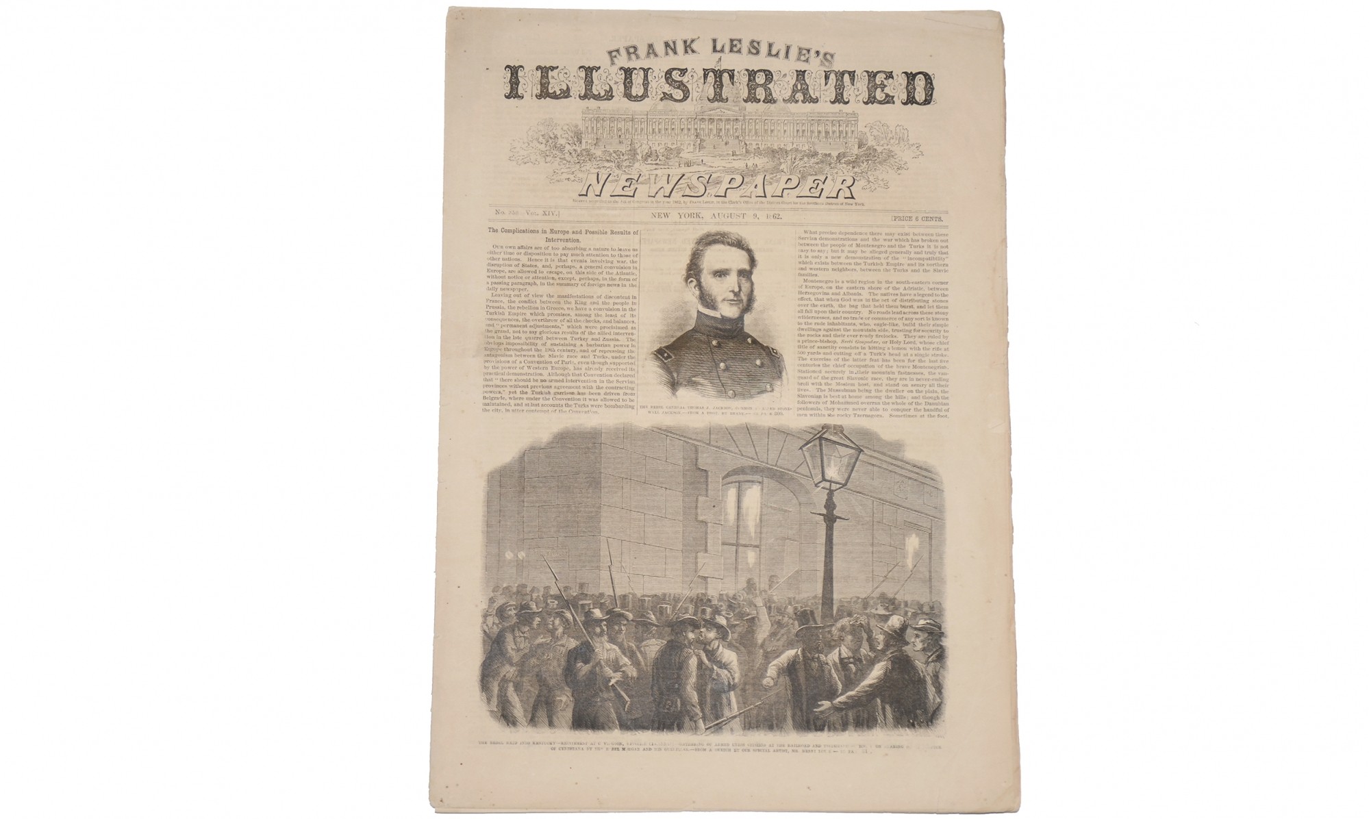 FRANK LESLIE’S ILLUSTRATED – AUGUST 9, 1862