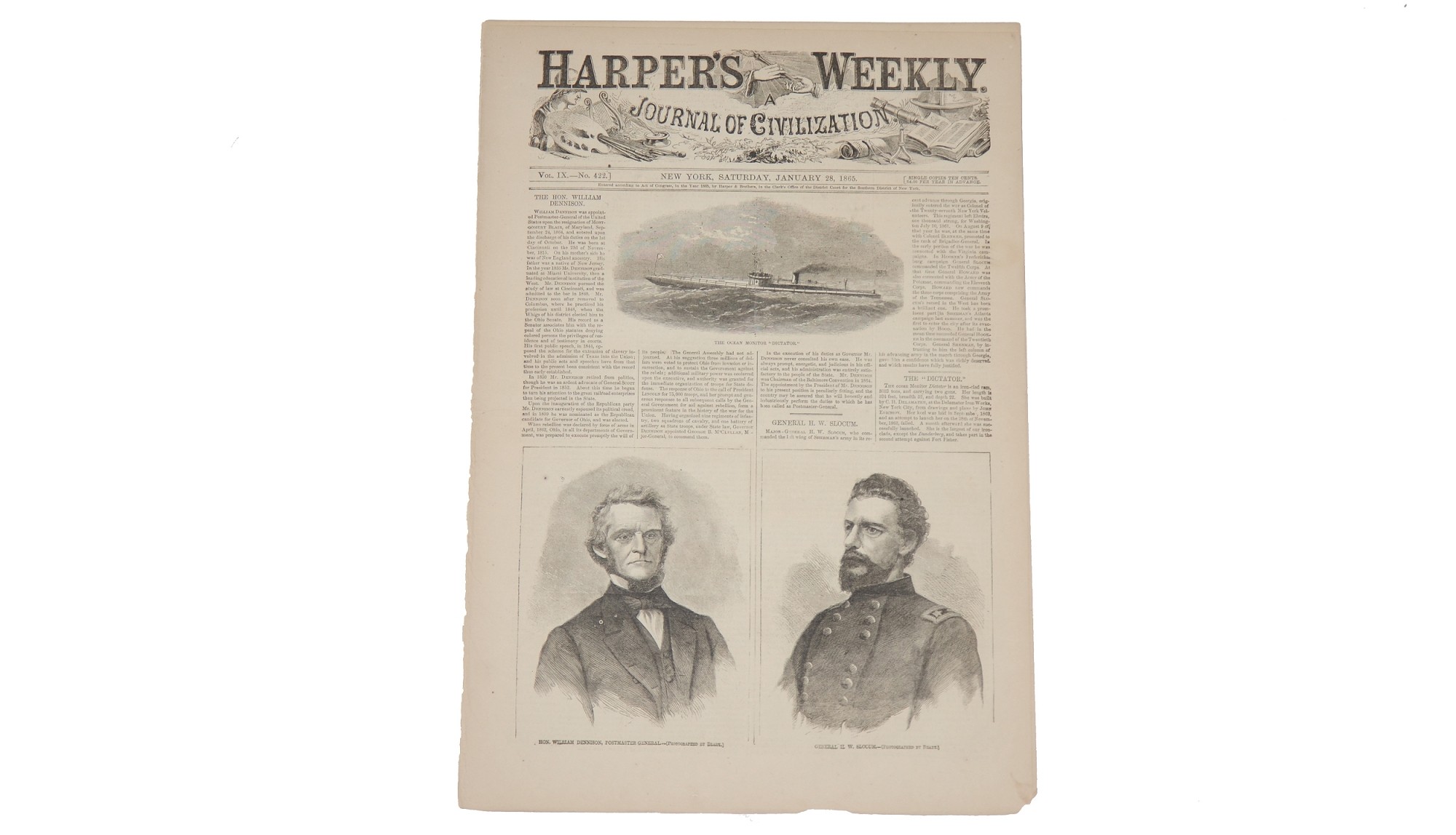 HARPER’S WEEKLY – JANUARY 28, 1865