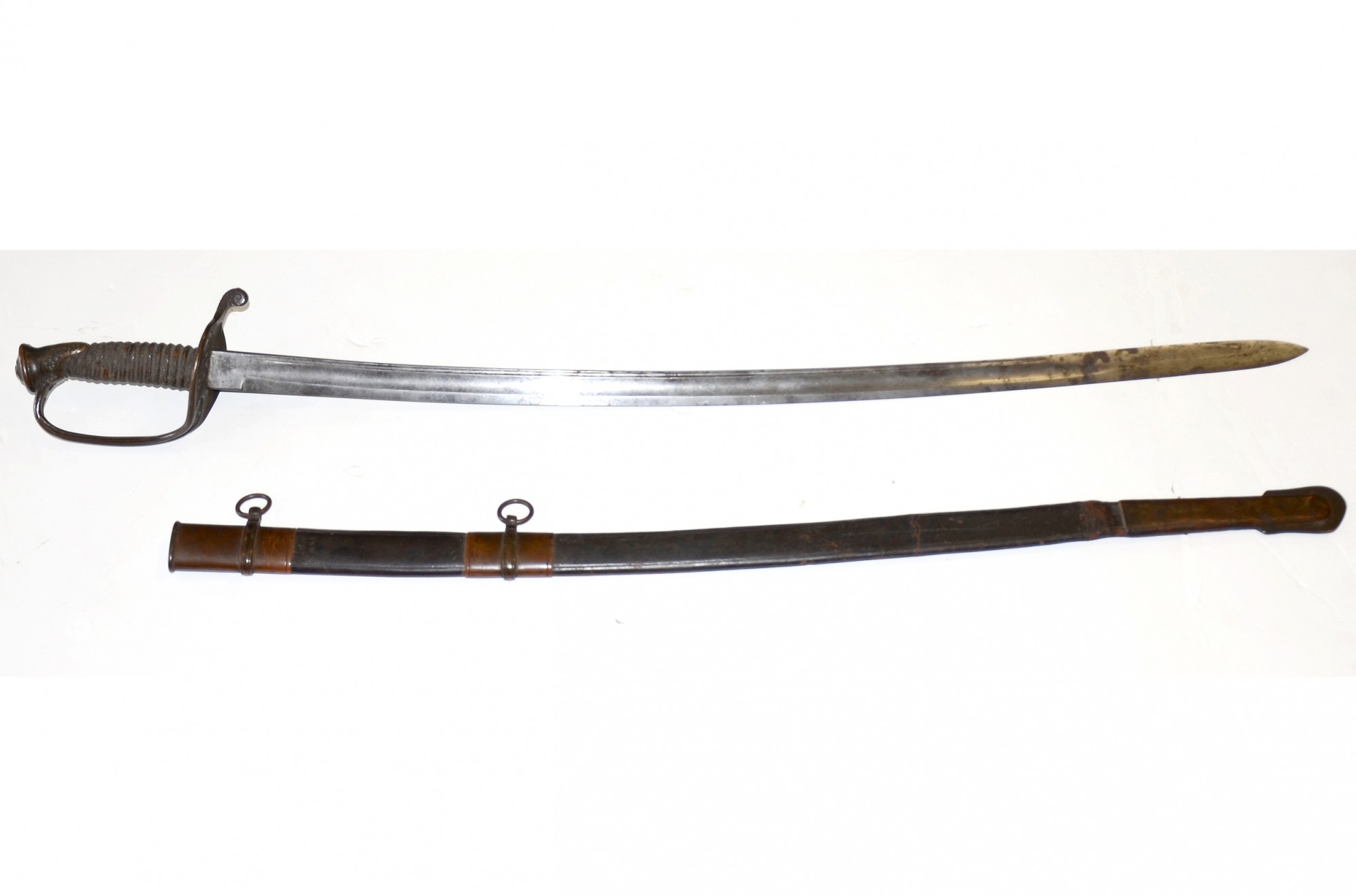 IMPORTED M1850 FOOT OFFICER’S SWORD AND SCABBARD
