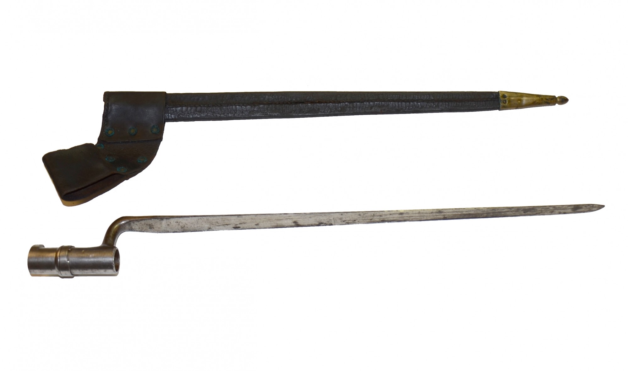 US MODEL 1855 BAYONET AND SCABBARD