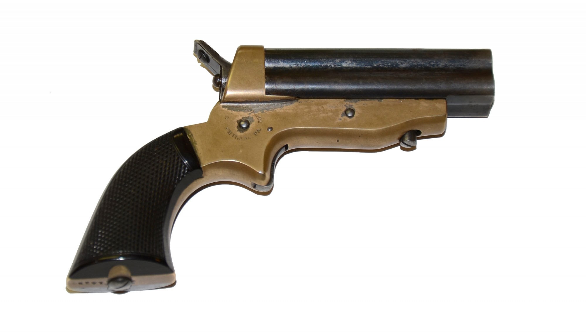 ORIGINAL SHARPS BREECH-LOADING DERINGER PEPPERBOX PISTOL 