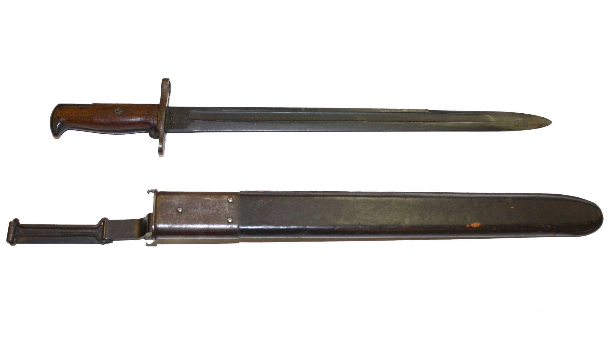 MODEL 1905 BAYONET WITH 1ST PATTERN SCABBARD