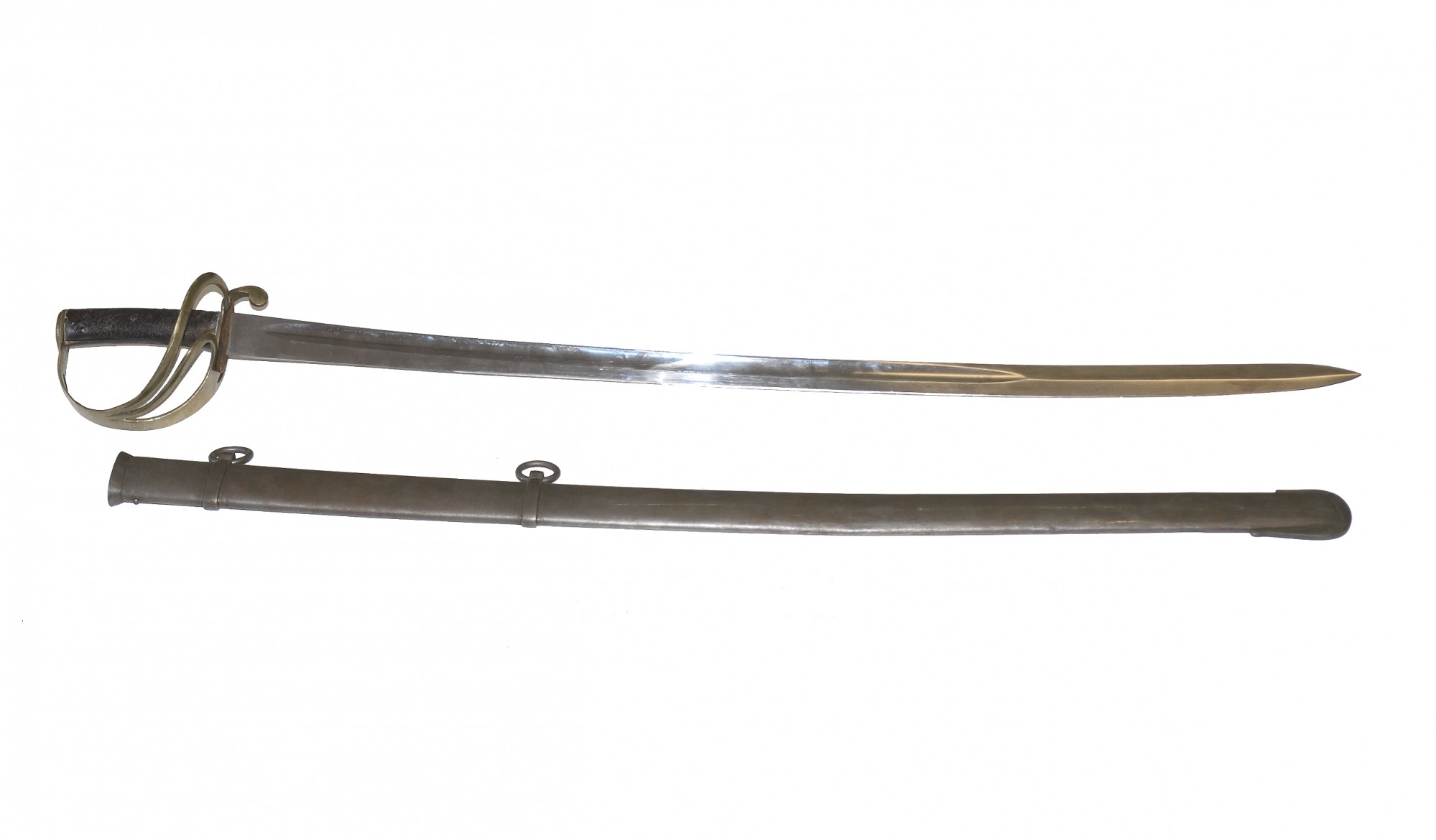 BRITISH PATTERN 1853 CAVALRY DRAGOON SABER BY ROBERT MOLE FOR THE CONFEDERACY