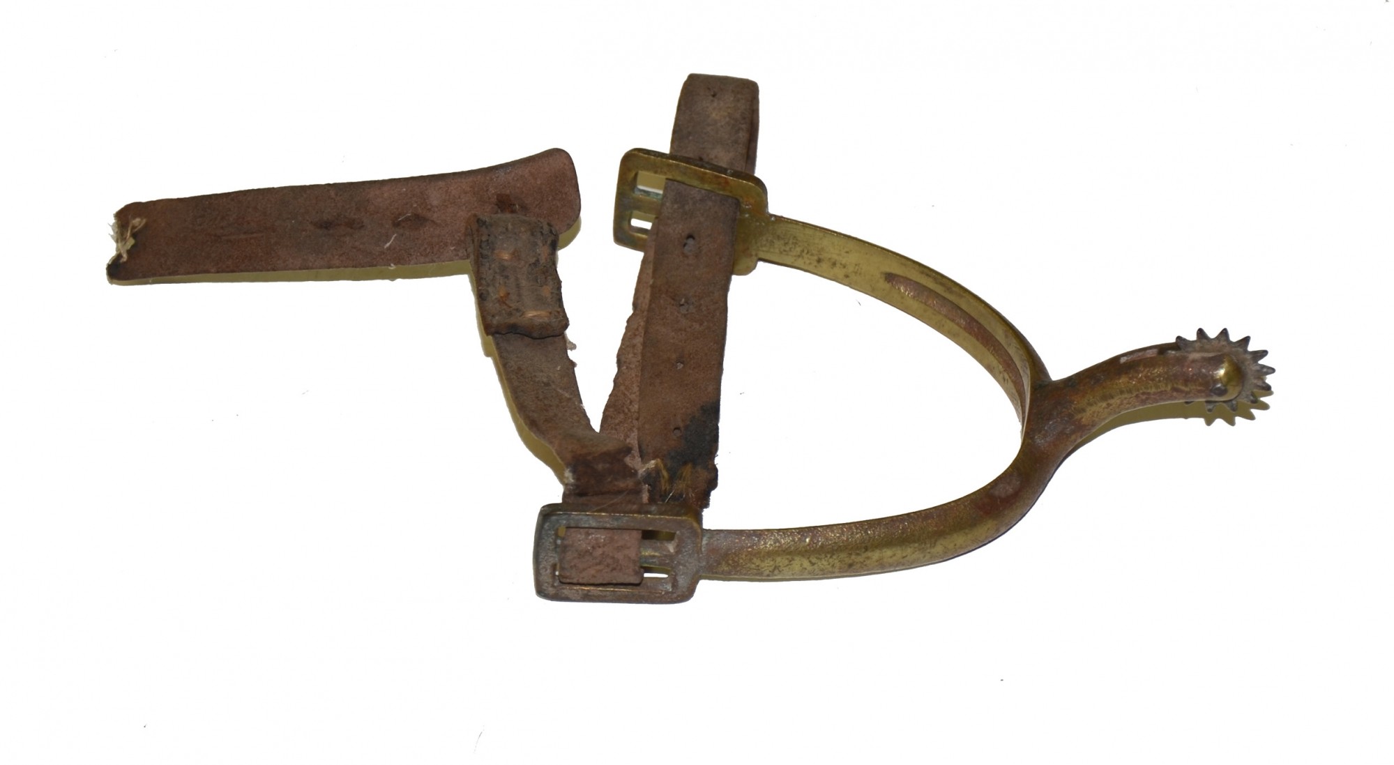 SINGLE BRASS US CAVALRY SPUR