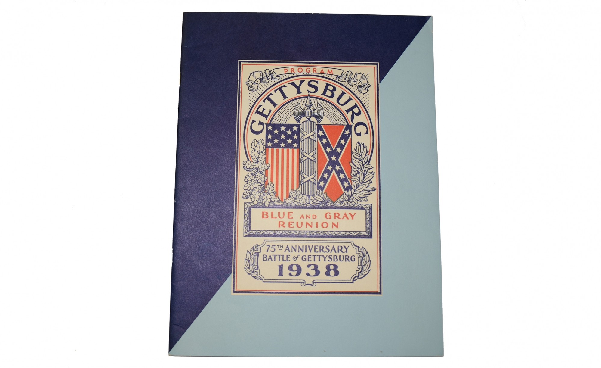 OFFICIAL PROGRAM FOR THE 1938 GETTYSBURG REUNION