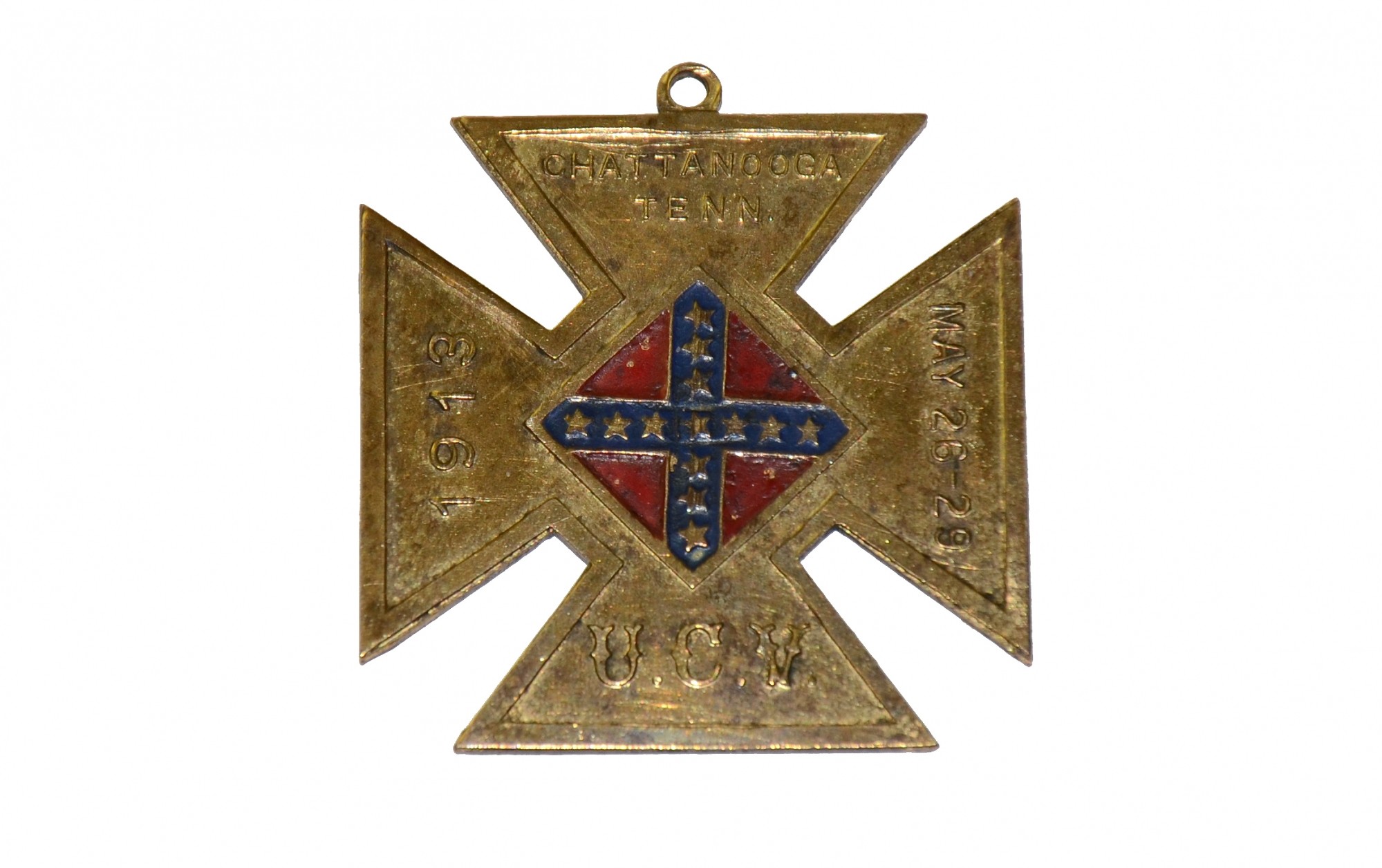 U.C.V. BADGE SECTION FROM THE 1913 REUNION AT CHATTANOOGA, TN