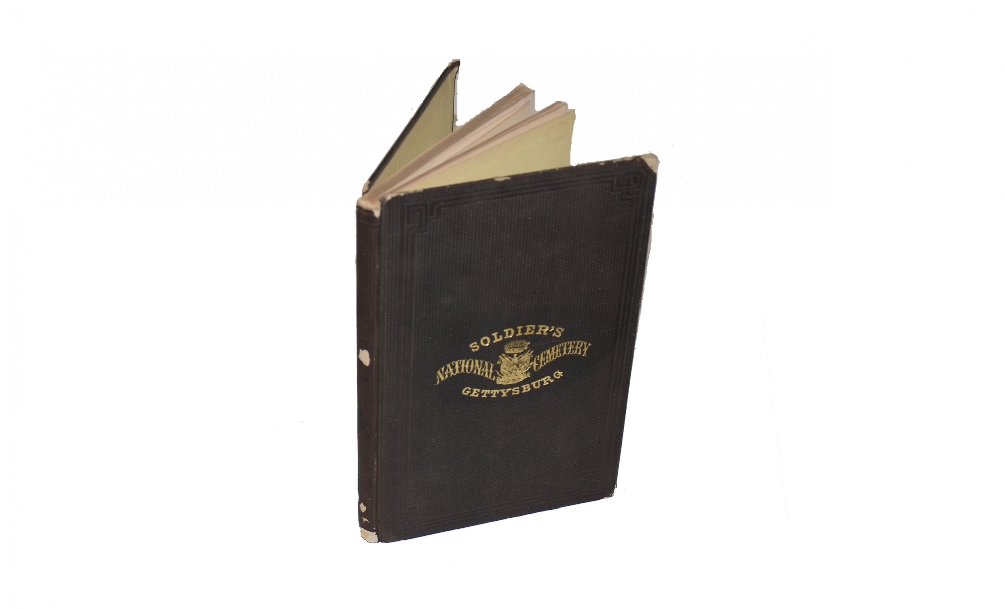 HARDCOVER PRESENTATION COPY OF 1864 GETTYSBURG CEMETERY REPORT