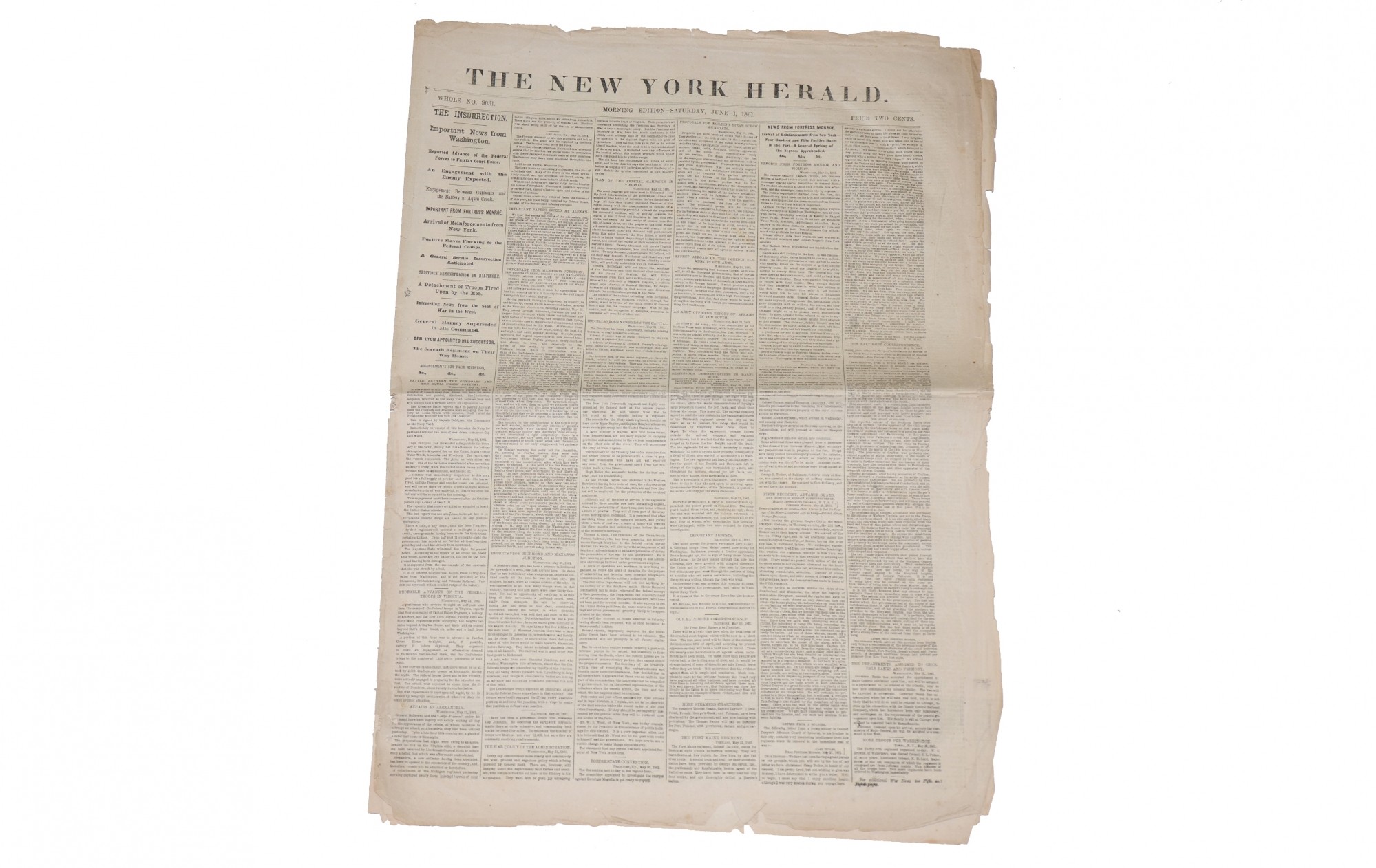 THE NEW YORK HERALD - JUNE 1, 1863