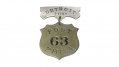 1891 BIRNEY GAR POST 63 BADGE