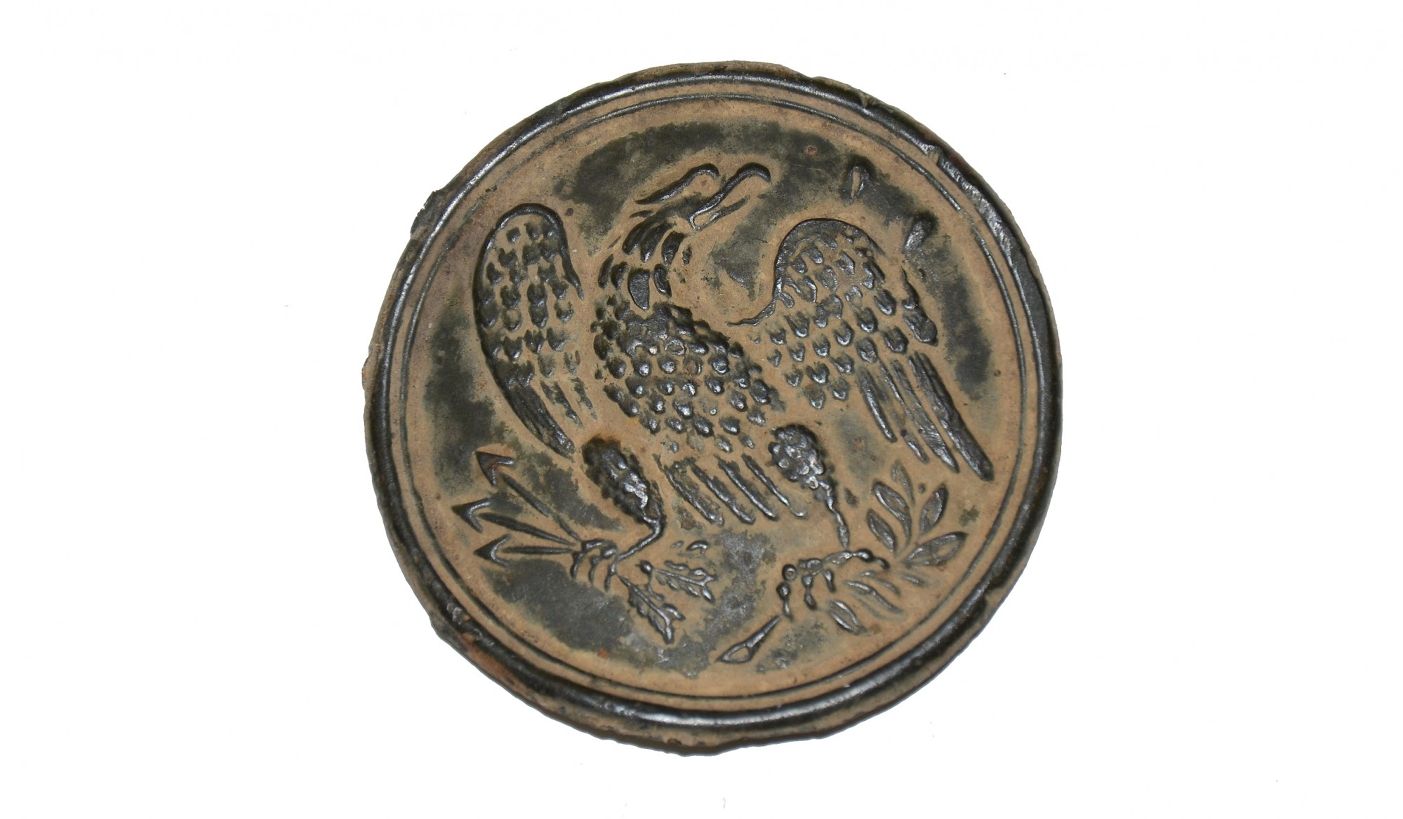US PATTERN 1826 EAGLE BREAST PLATE FROM ROSENSTEEL GETTYSBURG COLLECTION