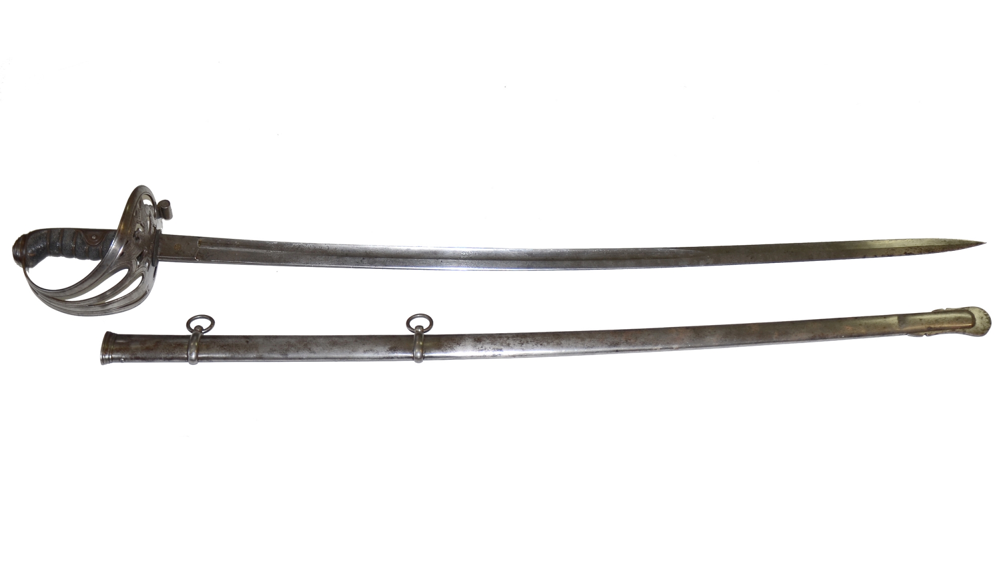 M1850 NON-REGULATION FOOT OFFICER’S SWORD AND SCABBARD BY WALSCHEID